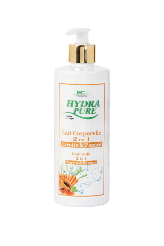 Evital Cosmetics HydraPure Body Milk Carottes and Papaya